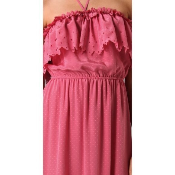 Rebecca Taylor Punched Halter Dress Women Size 2 - Picture 4 of 9